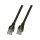 EFB RJ45 Patchkabel SF/UTP Cat.5e PVC CCA 1.00m schwarz