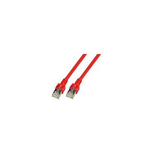 EFB RJ45 Patchkabel SF/UTP Cat.5e PVC CCA 3.00m rot