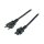 EFB Netzkabel Schweiz Typ 12 - C5 180°,sw,1.8m,3x0.75mm