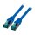 EFB RJ45 Patchkabel S/FTP Cat.6A LSZH 2.00m blau