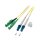 EFB Duplex Patchkabel LC-E2000 9/125 OS2 LSZH 3mm 2.0m gelb