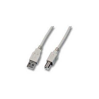 EFB USB2.0 Anschlusskabel A-B,St.-St.,1.8m,grau,Classic
