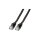 EFB RJ45 Flachpatchkabel U/UTP, Cat.6A, PVC, 0.5m, schwarz