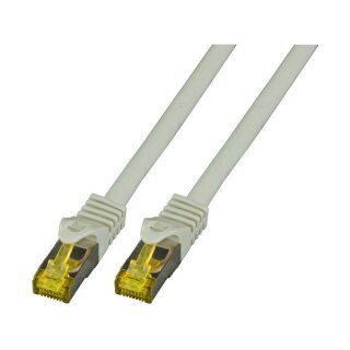 EFB RJ45 Patchk. S/FTP Cat.6A LSZH Cat.7 Rohk. 3.00m grau