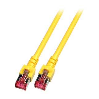 EFB RJ45 Patchkabel S/FTP Cat.6A LSZH 0.15m gelb