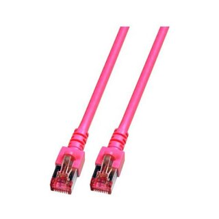 EFB RJ45 Patchkabel S/FTP Cat.6A LSZH 0.15m magenta