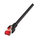 EFB RJ45 Patchkabel S/FTP Cat.6A LSZH 0.15m schwarz