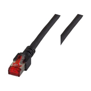 EFB RJ45 Patchkabel S/FTP Cat.6 LSZH 1.50m schwarz