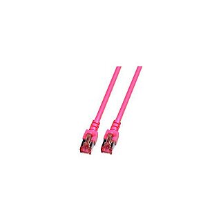 EFB RJ45 Patchkabel S/FTP Cat.6 LSZH 3.00m magenta