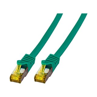 EFB RJ45 Patchk. S/FTP Cat.6A LSZH Cat.7 Rohk. 0.25m grün