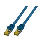 EFB RJ45 Patchk. S/FTP Cat.6A LSZH Cat.7 Rohk. 5.00m blau