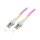 EFB Duplex Patchkabel LC-LC 50/125 OM4 LSZH 2mm 1.5m violett