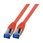 EFB RJ45 Patchk. S/FTP Cat.6A Cat7 TPE superflex 1.00m rot