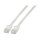 EFB RJ45 Flachpatchkabel U/UTP, Cat.6A, PVC, 2m, weiß