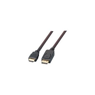 EFB DisplayPort/HDMI Kabel FullHD A-A ST-ST, 3m, schwarz