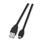 EFB USB2.0 Kabel A-Mini B (5polig),St.-St.,0.5m,sw,Classic