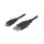 EFB USB2.0 Anschlusskabel Typ A Stecker auf Typ Micro B Stecker 5 polig Classic Schwarz 1m