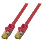 EFB RJ45 Patchkabel S/FTP Cat.6A LSZH Cat.7 Rohk. 1.50m rot