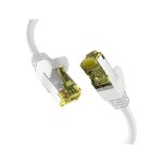 EFB CAT6a WEISS 0.15m Patchkabel S/FTP PIMF