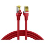 EFB RJ45 Patchkabel Cat.6A S/FTP LSZH Cat.7 Rohkabel rot