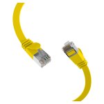 EFB RJ45 Flachpatchkabel U/FTP Cat.6A PVC 0.15m gelb