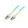 EFB Duplex Patchkabel LC-LC 50/125 OM3 LSZH 2mm 1.0m aqua