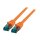 EFB RJ45 Patchkabel S/FTP Cat.6A LSZH 0.15m orange