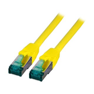 EFB RJ45 Patchkabel S/FTP, Cat.6A, LSZH, 5m, gelb