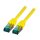 EFB RJ45 Patchkabel S/FTP, Cat.6A, LSZH, 5m, gelb