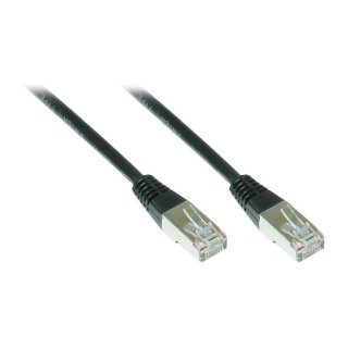 Good Connections Alcasa GOOD CONNECTIONS - Patch-Kabel - RJ-45 (M) - RJ-45 (M) - 0.5 m - SFTP - (Kategorie 5e) - schwarz (855S-005)