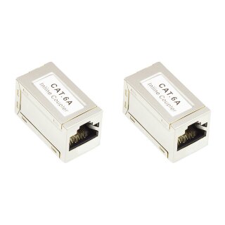 Connections Patchkabelkupplung Cat. 6A, RJ45, vollgeschirmt