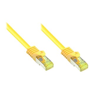 Good Connections Patchkabel m. Cat.7 Rohkabel gelb 1,5m