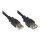 Connections Verlängerungskabel USB 2.0 Stecker A an Buchse A, schwarz, 3m