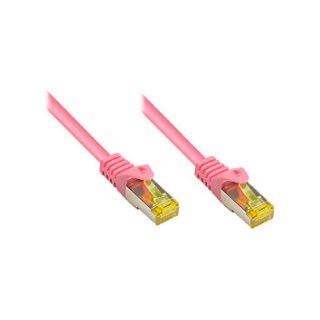 Good Connections Patchkabel m. Cat.7 Rohk. magenta 1m