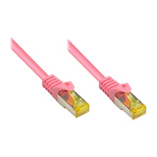 Good Connections Patchkabel m. Cat.7 Rohk. magenta 3m