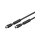 Good Connections TV Antennenkabel schwarz 10m