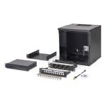 DIGITUS 10" Netzwerk-Set 6HE Wandgehuse und Zubehr...