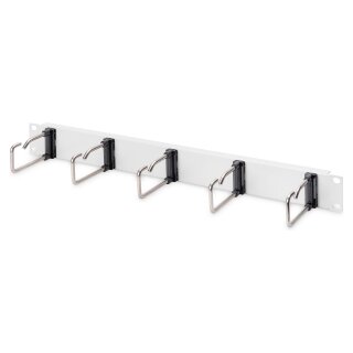 DIGITUS Kabelrangierpanel mit Stahlbügeln 19"-Schränke 1HE