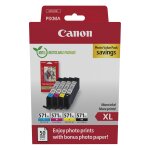 Canon CLI-571XL C/M/Y/BK Tinten-Multipack + Photo Value Pack