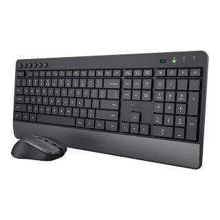 Trust Trezo Comfort kabelloses Tastatur & Maus Set - Deutsches QWERTZ-Layout