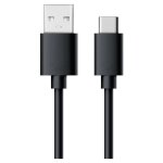 RealPower Datenkabel schwarz USB-A auf USB-C