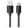 RealPower Datenkabel schwarz USB-A auf USB-C