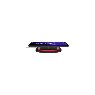 RealPower Ladegerät FreeCharge-10 + Adapter schwarz/rot
