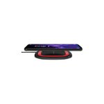 RealPower Ladegerät FreeCharge-10 + Adapter schwarz/rot