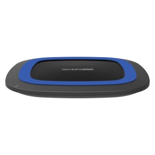 RealPower Ladegerät FreeCharge-10 + Adapter schwarz/blau