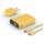 RealPower Powerbank PB-10000 Set gelb 10.000mAh