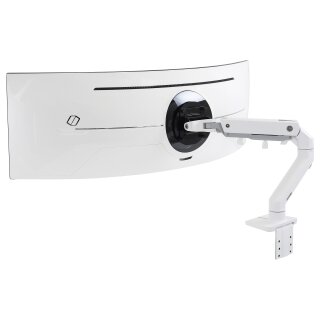 HX DESK MONITOR ARM WITH HD PIVOT WHITE