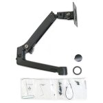 LX Dual Stacking Arm, Extension and Collar Kit, Matte Black.