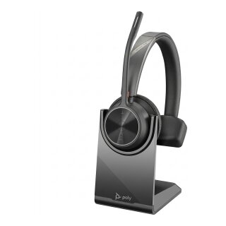 HP Poly Poly Voyager 4300 UC Series 4310 - Headset - On-Ear - Bluetooth - kabellos - USB-C - Zoom Certified (218474-01)