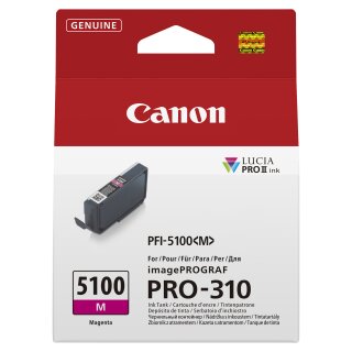 CANON PFI-5100 SERIES Magenta ink tank